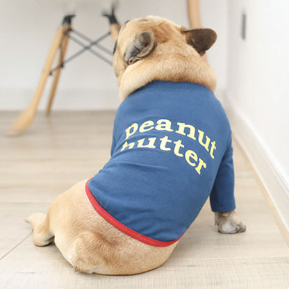 Dog letter T-shirt sweater